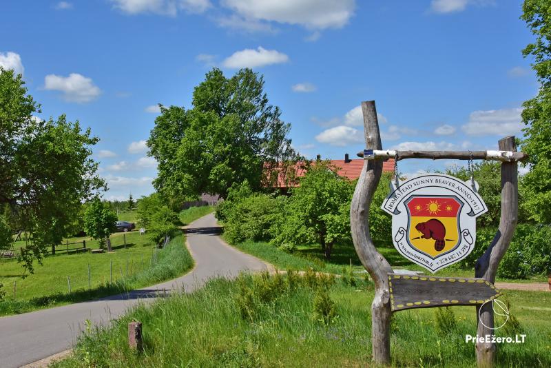 Viensēta pie ezera, no Viļņas 25km