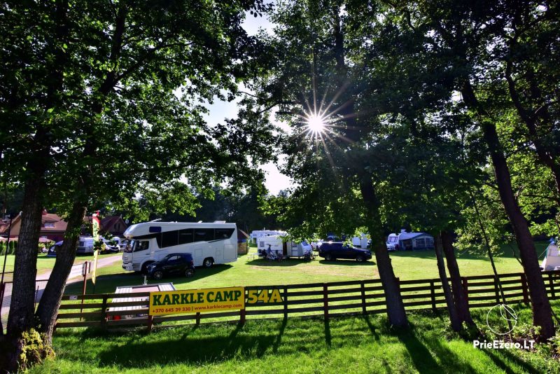 Kempings Klaipēdas rajonā pie Baltijas jūras Karkle Camp