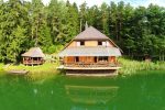 Sēta Papartis in Trakai apgabalā, ko ezera Vilkoksnis