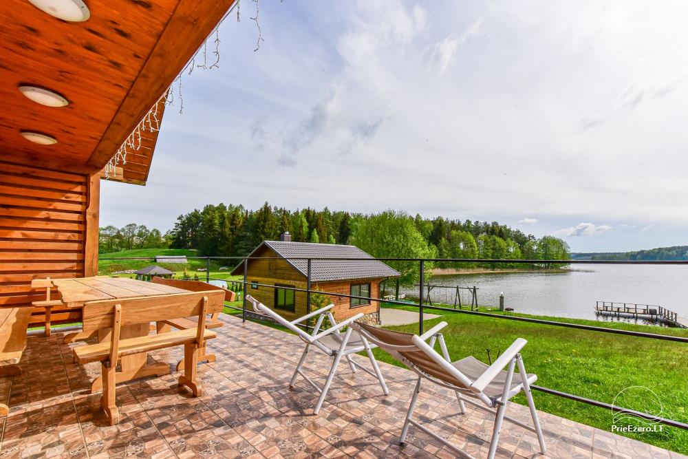 Brīvdienu mājas un pirts ezera krastā, māja ar zāli - sēta Nijolė un Henrikas Zubrickų sodyba - 3