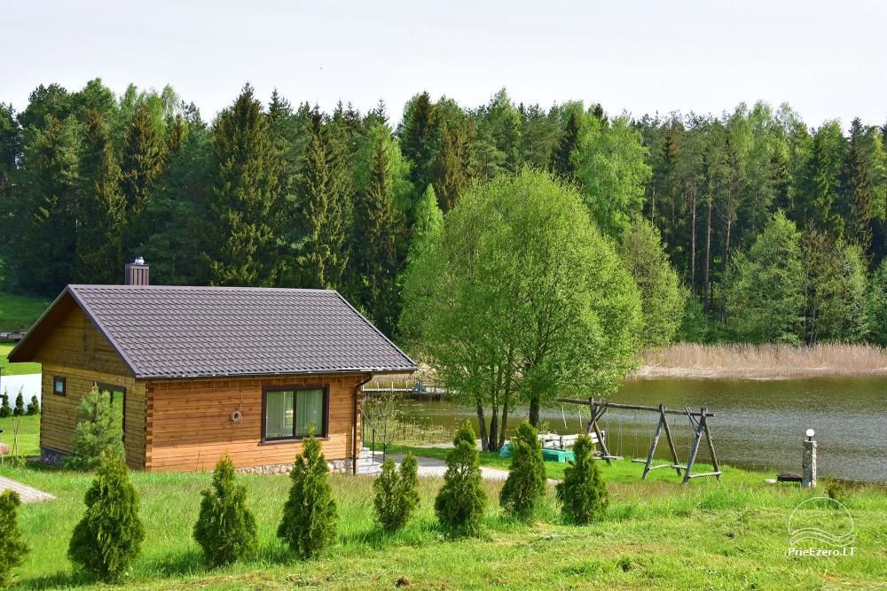 Brīvdienu mājas un pirts ezera krastā, māja ar zāli - sēta Nijolė un Henrikas Zubrickų sodyba - 23