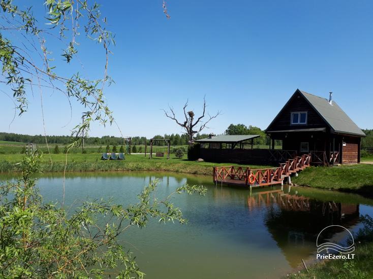 Lauku māja ar pirti un kublu īre Radivoniškės (Viļņas rajons)