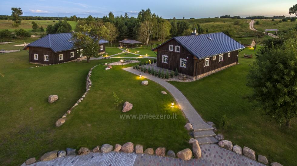 Villa Viļņā rajona Kregžlė - pirts, zāle, naktsmītne - 1