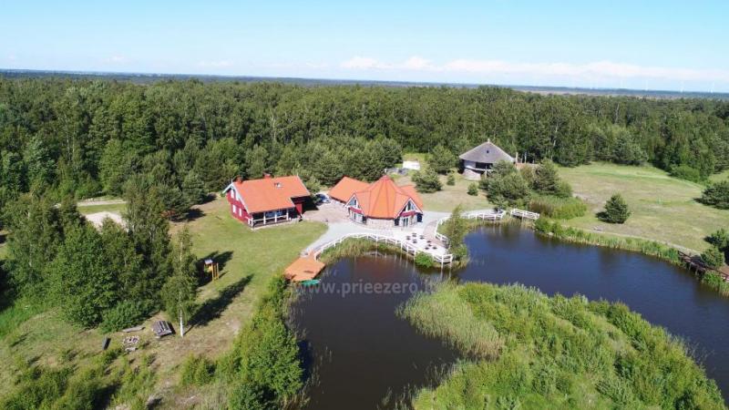 Seta - viesu nams PAMARIO BURĖ pie Kuršu lagūnas ar restorānu, saunu