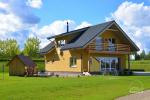 Sēta 15km no Viļņas centra: villas, halle, saunas, karstais kubls