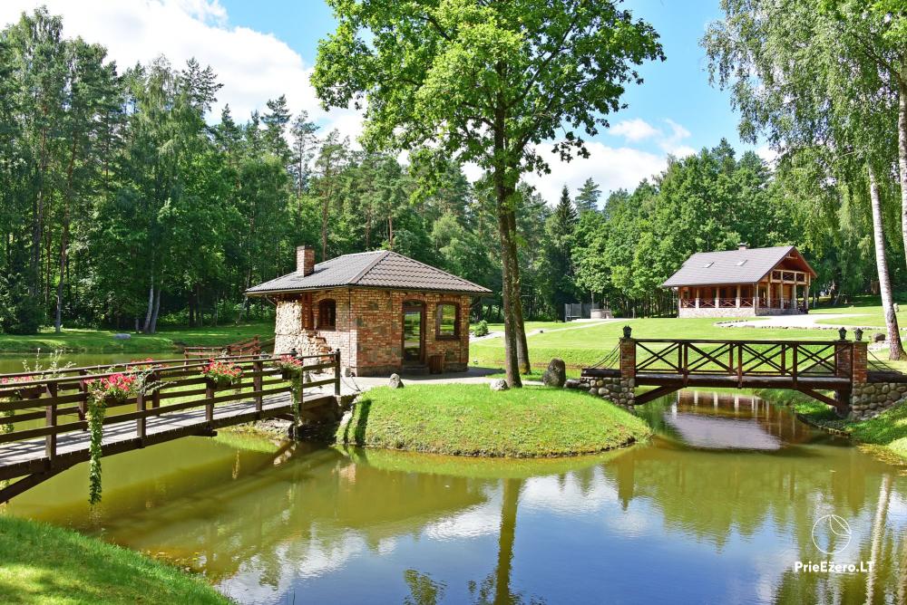 Sēta Zelta ozols mežā pie Viļņas: villa dzīrēm, brīvdienu māja atpūtai - 1