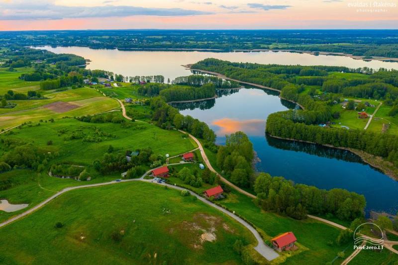 lauku mājas ferma īre pie Daugai ezera Lietuvā, Alytus r.