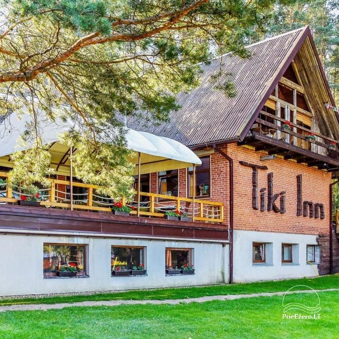 Atpūtas nami Tiki Inn Palūšē ezera krastā
