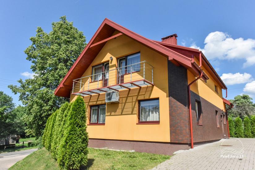 Viesu māja Aukštadvarī - numuri, zāle, sauna, peldbaseins - 1