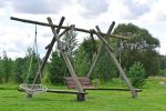 Lauku sēta Vienkiemio Oazė – brīvdienu mājiņas ar kublu / džakuzi. 2 saunas - 5
