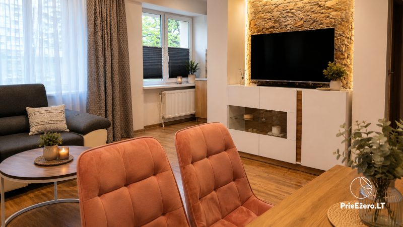 Mājīgi dzīvokļi Zarasai – pilsētas centrā. 500m līdz Zarasa ezeram