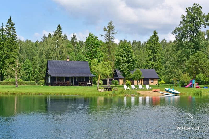 Sēta Panevēžas rajonā Villa Loreta - Guļbaļķu māja atpūtai un dzīrēm