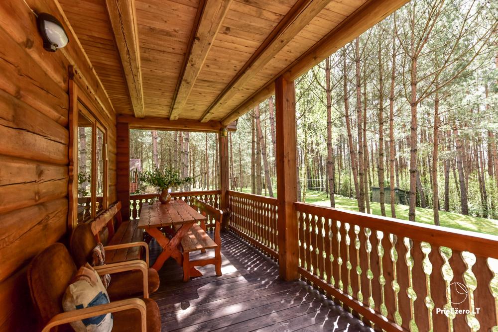 Brīvdienu mājas un pirts sētā Moletai rajonā pie ezera Geliai Žemuogynė - 1