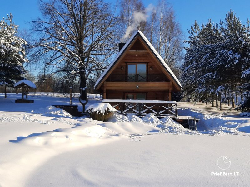 Izīrē pirts māju Utenas novadā, Lietuvā