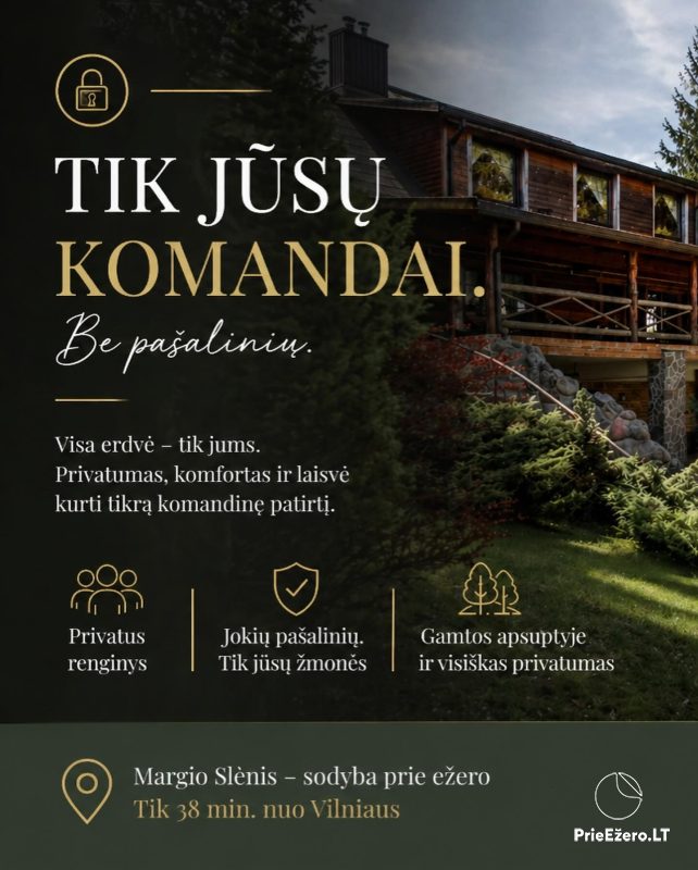Izīrē viensētu un pirti Margis ezera krastā