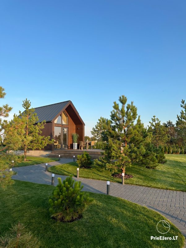 Sunset Hill Houses - naktsmītnes mazās mājiņās pie ezera