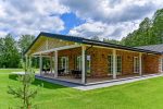Jauna sēta Piliakiemių Vila ezera krastā: grezna banketu zāle, sauna, brīvdienu mājiņas