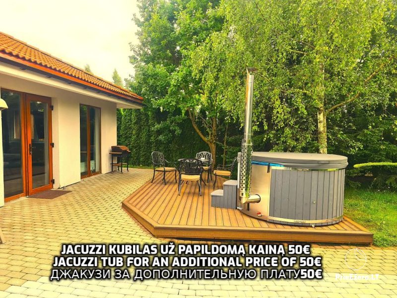 Romantiska atpūta diviem vai ģimenei ar džakuzi