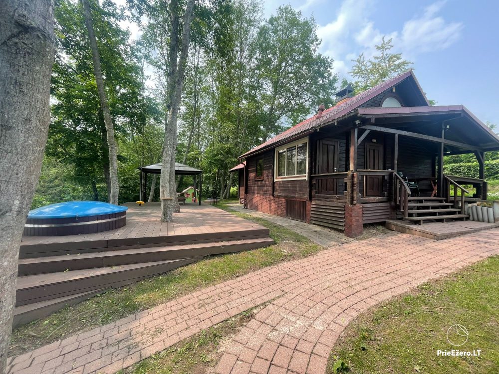 Mājiņa ar pirti un kublu pie Asvejas ezera krasta - 1