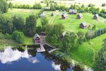 Brīvdienu mājiņas lauku mājā ezera krastā LAKE VIEW RESORT. Pirts, kubuls - 3