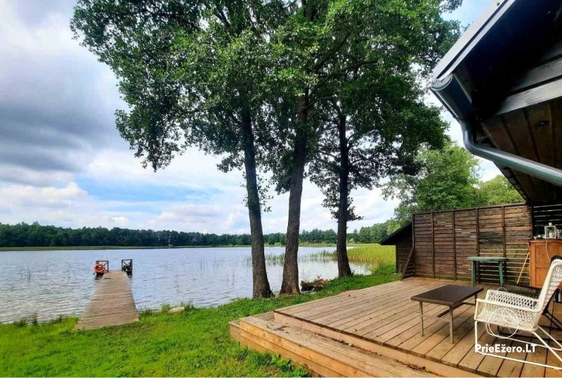 Mājiņa ar pirti Saločus ezera krastā - atpūtai dabā
