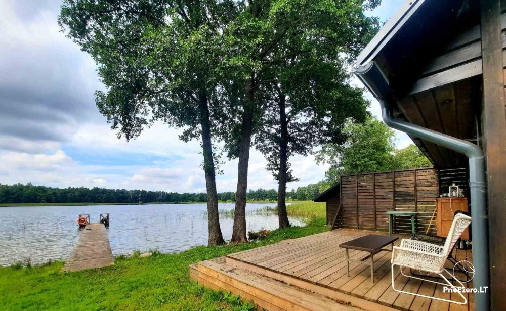 Mājiņa ar pirti Saločus ezera krastā - atpūtai dabā - 1