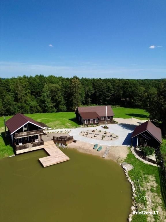 Lauku sēta “Adamonių sodyba” Alytaus rajonā atpūtai un svinībām - blakus mežam un dīķim - pirts, karstā baļļa