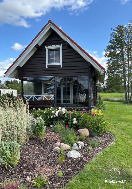 Sharkos lauku sēta īrei Moletai rajonā, pie Galuonai ezera