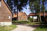 Sēta pie dziļākais ezers Lietuvā Jono sodyba