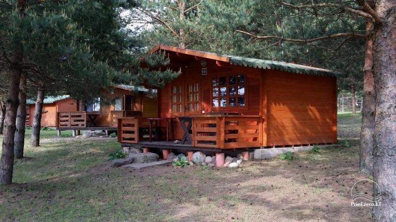 Kempings Lietuva pie ezera Vistytis Pusele