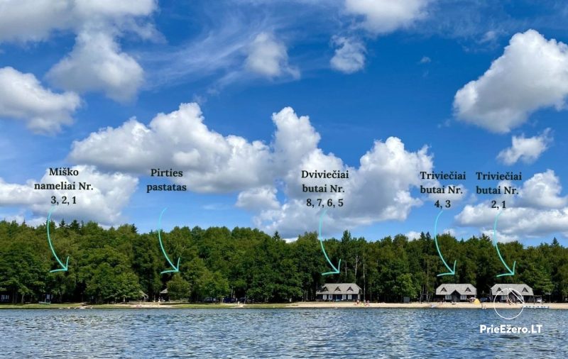 Brīvdienu parks Telšių rajonā ezera krastā Lūkstas Rest Park