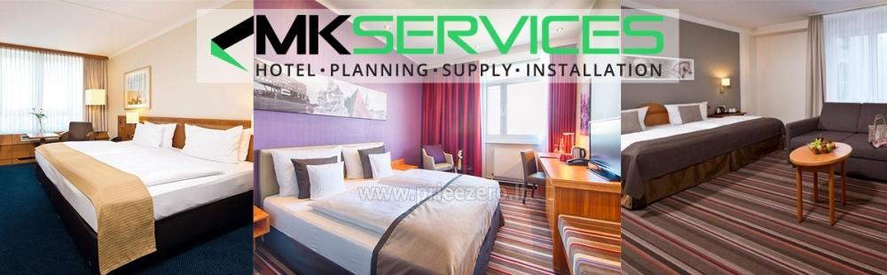 MK services - viesnīcas interjera projektēšana un uzstādīšana - 1