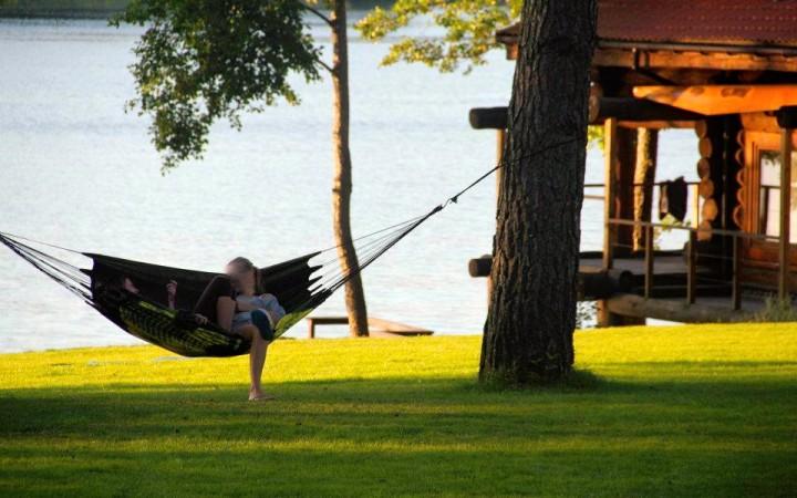 Lauku tūrisms komplekss Trakai reģionā uz krasta ezera Margio Krantas