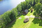 Brīvdienu māja ar pirti un kubu ezera krastā - 2